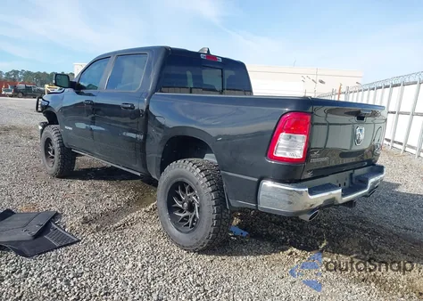 2021 Ram 1500 Big Horn 4X4 5'7 Box из США, поврежденный, VIN 1C6SRFFT6MN633895